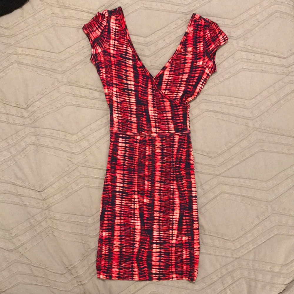 TART red and black mini dress